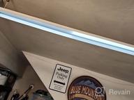 img 1 attached to Upgrade Your Garage With 2 Pack 4FT Linkable LED Shop Lights- 4800LM 5000K Daylight, Pull Chain ON/OFF, Linear Worklight Fixture With Plug review by Jessie Burgos