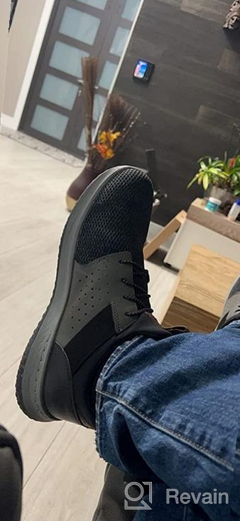 img 1 attached to Skechers Classic Fit Delson Camden Sneaker Black Men's Shoes and Fashion Sneakers review by Peter Caw