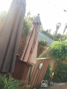 img 5 attached to Protect Your Patio With BenefitUSA Brown 9Ft 8 Rib Umbrella Cover Canopy Replacement Top