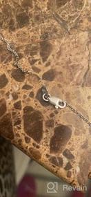 img 5 attached to БОРУО 925 стерлинговое серебряное ожерелье из кабельной цепи: изящный итальянский дизайн, безникелевая застежка-краб в различных длинах!