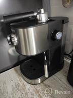 img 1 attached to Rozhkovy coffee maker Kitfort KT-753, black/silver review by Czeslawa Winski ᠌