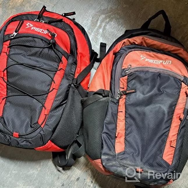 img 1 attached to Leakproof Insulated Cooler Backpack By Piscifun - Lightweight Soft Cooler Bag For Men And Women Ideal For Picnics, Fishing, Hiking, Camping, Parks, And Day Trips - Keep Your Lunches Cool And Fresh! review by Adam Townsend