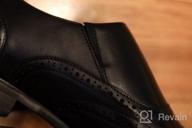 img 1 attached to 💼 Premium Quality FRASOICUS Wingtip Leather Shoes for Men - Size 10 review by Ryan Eastman