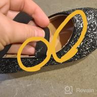 img 1 attached to Golden Girls Sequin Ballet Princess Shoes and Flats review by Tiffany Morrison