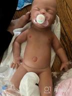 img 1 attached to Lifelike Vollence Platinum 18 Inch Full Silicone Baby Doll - Realistic Infant Boy - Newborn Baby Doll With Incredible Detailing review by Kevin Tompkins