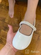 img 1 attached to Hehainom Toddler Little Ballet Patent Girls' 🩰 Flats: Stylish & Supportive Shoes for your Little Dancer review by Kristen Szabo
