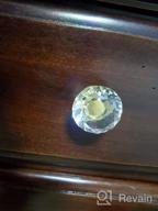 картинка 1 прикреплена к отзыву 💎 Set of 25 Pink Crystal Glass Knobs Pulls - GoodtoU Diamond Shaped Drawer Cabinet Knobs for Dresser, Kitchen, Wardrobe, Cupboard (30mm) от Sadik Pinger