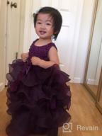 img 1 attached to Girls Tulle Flower Dress For Special Occasions - Perfect For Christmas, Pageants, Birthdays, And Parties - Weileenice review by John Ortiz