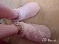 img 1 attached to ❤️ Get Cozy with Jessica Simpson Plush Fleece Slipper Socks for Women & Girls - Anti-Slip Soles & Mommy & Me Sets Available! review by Christina Martin