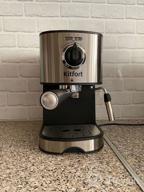 img 2 attached to Rozhkovy coffee maker Kitfort KT-753, black/silver review by Czesawa Wlazo ᠌
