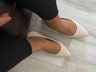 img 1 attached to Comfortable Pointed Toe Flats For Women: Ideal For Dress, Wedding, Work, Business, And Dancing; Perfect For Ladies, Brides, And Professionals - IDIFU review by Hartman Hernandez