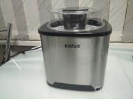 img 3 attached to Ice cream maker Kitfort KT-1809 stainless steel review by Gabriela widerek ᠌