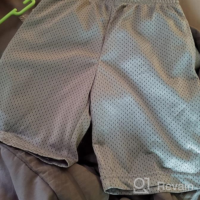 img 1 attached to Enhance Performance with Champion Boys Hertiage Script Mesh Short review by Dustin Ferguson