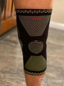 img 5 attached to Unisex Knee Compression Sleeve (1 Pair) For Injury Prevention, Healing, And Recovery - Optimized For Medium Size - By EverOne