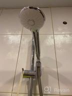 img 2 attached to 🚿 GROHE 26513000 Euphoria 110 Massage Handshower - Ultimate Shower Experience with 3 Spray Functions, Starlight Chrome review by Aashit Aashit ᠌