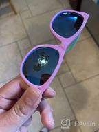 img 1 attached to Pro Acme TPEE Rubber Polarized Sunglasses for Kids Ages 3-10 with Flexible Frames review by Kevin Caldwell