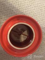 img 1 attached to Razorri Comodo Ceramic Fermentation Crock - 2L Traditional Water-Sealed Jar With Glazed Weights - Perfect For Kombucha, Sauerkraut, Kimchi, Pickles (Tangerine Tango) review by Allen Tchida