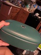 img 1 attached to 12V/24V Car & 110V/220V Home Electric Lunch Box Heater - Leak Proof, Portable Deep Green Food Warmer review by Kevin Brianne