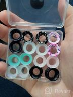 img 1 attached to 8G-1" Double Flared Hollow Hard/Soft Silicone Ear Gauges - 48/32/24/22/20/16/12Pcs Tunnels And Plugs Stretcher Body Piercing Jewelry review by Vincent Lott