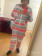 img 1 attached to 🎁 Get Festive with Ekouaer Christmas Men's Sleepwear Jumpsuit! review by Christopher Penn