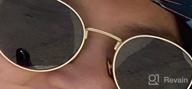 img 1 attached to Vintage Polarized Round Sunglasses For Men And Women - SUNGAIT Metal Sun Glasses With Steampunk Style review by James Yarbrough