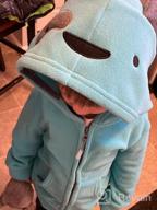 img 1 attached to Mud Kingdom Boys' Hooded Fleece Jacket: Adorable and Stylish Outerwear review by Jonathan Sanders