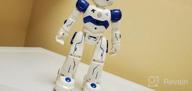 img 1 attached to SGILE Gesture-Sensing RC Robot Toy - Remote Control Robot Perfect For Kids Aged 3-12 Years. Ideal Birthday Gift For Boys And Girls - Blue review by Flavio Iyer