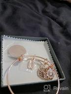 img 1 attached to 🎁 Stunning Rose Gold Birthday Charm Bracelets for Women and Girls - Ideal Gifts for Friends, Moms, Daughters, Granddaughters, and Grandmas on their 10th-80th Birthdays - M MOOHAM Jewelry Present review by Kanwar Mix