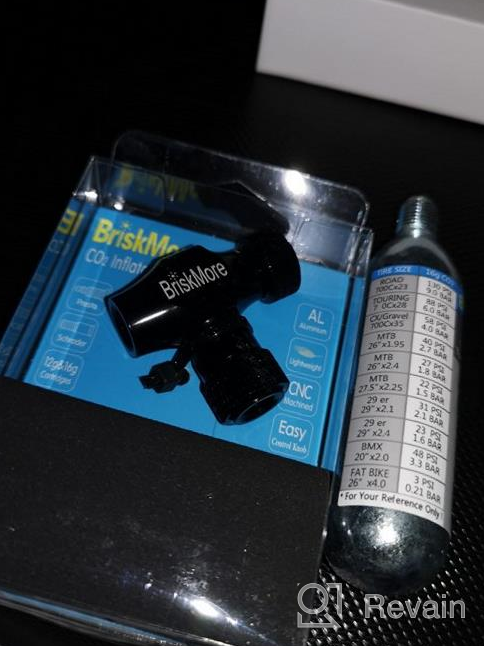 img 1 attached to CO2 Inflator Kit For Bike Tires - 5 X 16G CO2 Cartridges, Presta & Schrader Valve Compatible, Insulated Sleeve Included review by Jarrod Zuvers