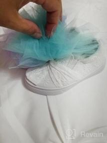 img 8 attached to Симпатичные и удобные слипоны для малышей: парусиновая обувь Nerteo для девочек