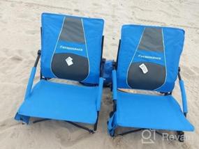 img 6 attached to STRONGBACK Низкая сила тяжести Кресло для отдыха на пляже Сверхмощное портативное сиденье для кемпинга со встроенной поясничной опорой для путешествий и использования на открытом воздухе