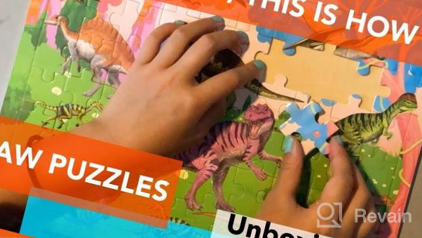 img 1 attached to Tepsmigo Wooden Jigsaw Puzzles Set For Kids - 4 Pack, 100 Pieces Each, Preschool Learning Toys For Boys And Girls review by Giles Lacoste