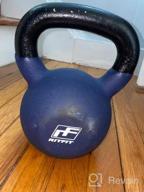 img 1 attached to 5-50 LB RitFit Neoprene Coated Kettlebell - Perfect For Full Body Workouts, Cross-Training & More! review by John Boyce