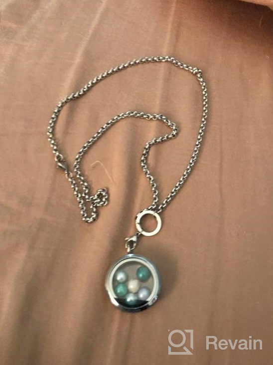 img 1 attached to Multi Functional Pendant Necklace Floating Stainless review by Alicia Hintze