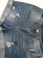img 1 attached to Ripped Hole Mid-Waist Denim Shorts For Women - Juniors Short Jeans By Tulucky review by Chad Chavez