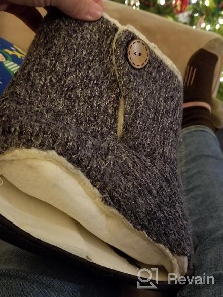 img 1 attached to Cozy And Stylish Women'S Bootie Slippers With Plush Lining And Memory Foam - Perfect For Indoor Winter Comfort! review by Sourn Debremarkos