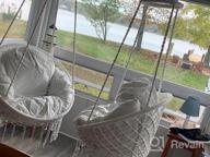 img 1 attached to Retro Brazilian Hammock Chair - Vivere For Relaxation And Comfort review by Charles Chambers