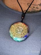 img 1 attached to Experience Chakra Healing Energy with 🧘 Our Luminous Orgonite Pendant Om Symbol Necklace review by Jason Pinkney