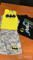 img 1 attached to Warner Bros. Batman and The Flash Superhero Short Sleeve T-Shirt, Tank Top, and Mesh Shorts Set for Justice League Boys review by Mick Ohlrogge