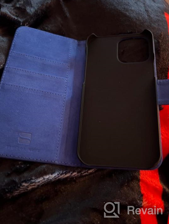 img 1 attached to Protect And Organize: Snugg'S IPhone 13 Pro Wallet Case With Card Slots, Magnet Closure, And Phone Stand Function In Sleek Black Leather review by Kevin Ilango