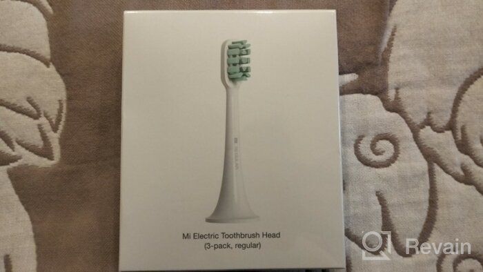 img 1 attached to 🪥 Xiaomi Mi Electric Toothbrush Head Regular NUN4010GL - Sound Brush, Light Grey, 3 Pcs: A Complete Dental Care Solution review by Edyta Nowak ᠌