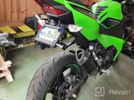 img 1 attached to Kawasaki Ninja 400 Z400 Slip-On Exhaust System Including Muffler For Improved Performance - Compatible With Models From 2018, 2019, And 2020 review by Peter Alradwan
