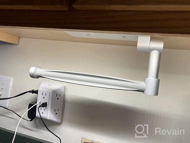 img 1 attached to 𝙉𝙤.𝟭 VICSEED Adjustable Paper Towel Holder Under Cabinet [One Hand Tear Off] Paper Towel Holder Wall Mount [Versatile Rotatable] Paper Roll Holder For Kitchen Bathroom Toilet RVs (Adhesive, Screw) review by Stephen Russian
