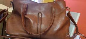 img 7 attached to Women'S Purses And Handbags: TcIFE Satchel Shoulder Tote Bags With Wallets.