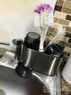 img 1 attached to Sink Organizer With Drain Hole And Sponge Holder For Kitchen And Bathroom Soap Dispenser By ODesign review by Jesus Cordova