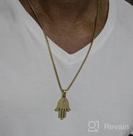 img 1 attached to HZMAN Stainless Steel Egyptian Necklace for Boys' Protection - Stylish Jewelry review by Tyler Cash