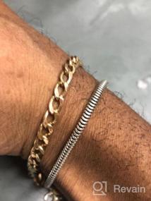 img 5 attached to Эксклюзивное серебряное изделие из стерлингового серебра 925 пробы - змеевидное ожерелье-браслет - универсальные размеры для женщин и мужчин - изготовлено в Италии.