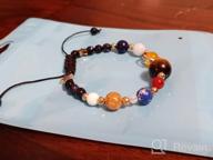 img 1 attached to Explore The Universe In Style: Fesciory Women'S Solar System Bracelet With Natural Stone Beads - Perfect Gifts For Girls review by Ingrid Buell