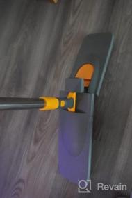 img 7 attached to Dust-Free Floor Cleaning With MASTERTOP Microfiber Dust Mop - Height Adjustable And Dual Functionality With 2 Washable Pads For Hardwood, Laminate, Tile And Marble Floors