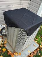 img 1 attached to 🌬️ Perfitel AC Cover for Outside Units - Central Air Conditioner Cover Defender: Waterproof & Heavy Duty (28X28 Inch) review by Chris Graves